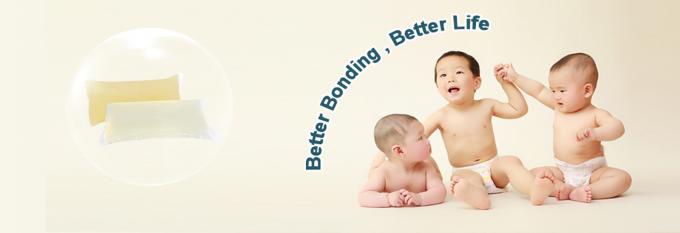 Samoprzylepne higieniczne pieluchy dla niemowląt Klej wrażliwy na nacisk, klej topliwy do pieluch 1