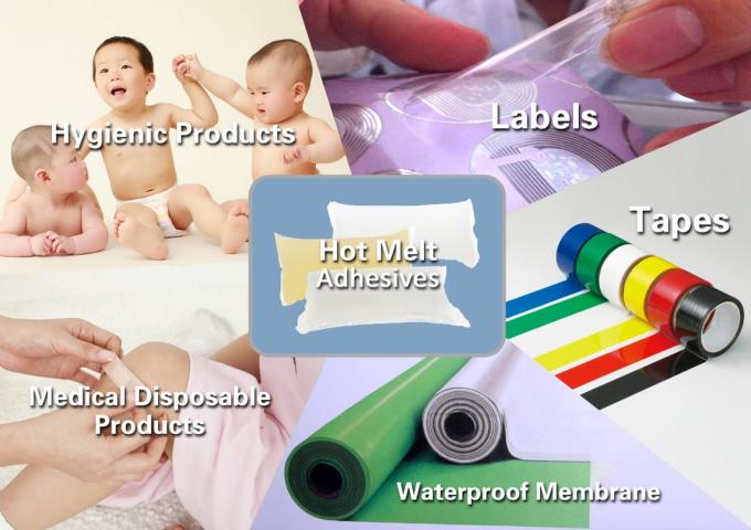 Higieniczny klej termotopliwy wrażliwy na nacisk do produkcji pieluch dla dorosłych ISO14000 0